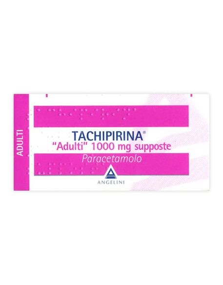 TACHIPIRINA*AD 10 supp 1.000 mg