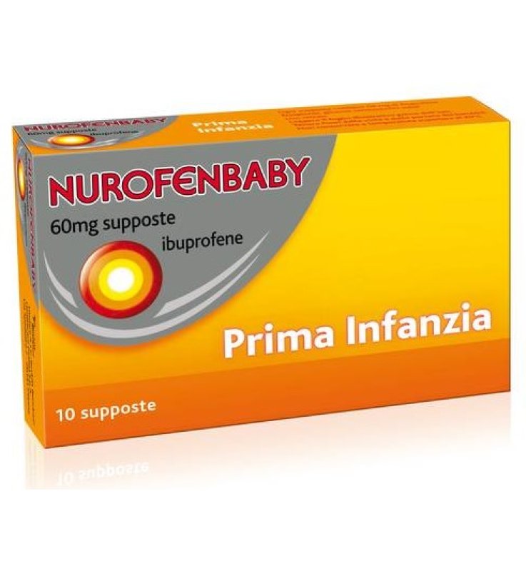 NUROFENBABY*10 supp 60 mg prima infanzia