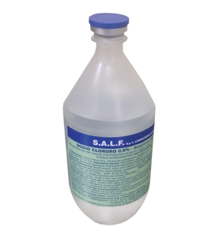 SODIO CLORURO (SALF)*1 flacone 500 ml 0,9%