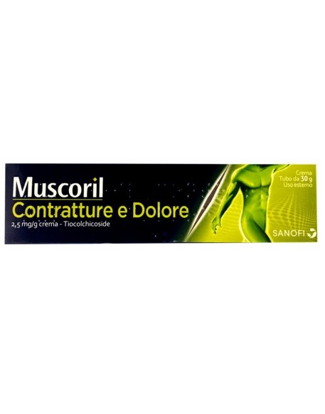 MUSCORIL CONTRATTURE E DOLORE*crema derm 30 g 2,5 mg/g