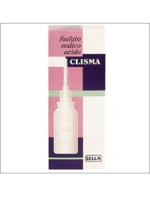 SODIO FOSFATO (SELLA)*1 flacone 120 ml 16% + 6% soluz rett