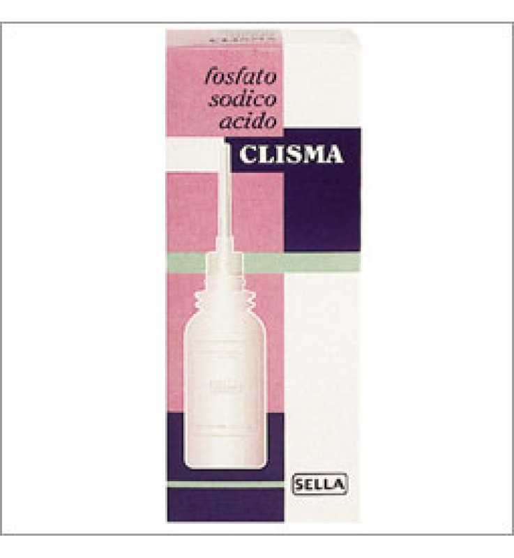 SODIO FOSFATO (SELLA)*1 flacone 120 ml 16% + 6% soluz rett