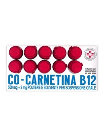 COCARNETINA B12*orale sosp 10 flaconcini 10 ml 500 mg + 2 mg