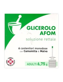 GLICEROLO (AFOM)*AD 6 contenitori monodose 6,75 g soluz rettcon camomilla e malva