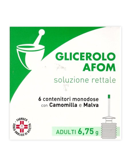 GLICEROLO (AFOM)*AD 6 contenitori monodose 6,75 g soluz rettcon camomilla e malva