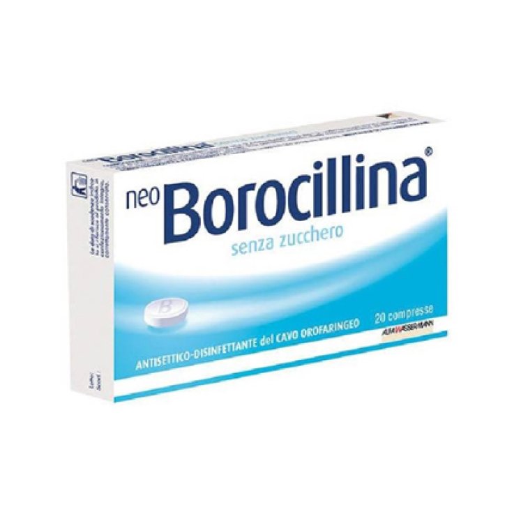 NEOBOROCILLINA*20 pastiglie 1,2 mg + 20 mg senza zucchero NEOBOROCILLINA*20 pastiglie 1,2 mg + 20 mg senza zucchero