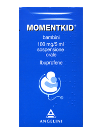 MOMENTKID*BB orale sosp flacone 150 ml 100 mg/5 ml gusto miele e banana