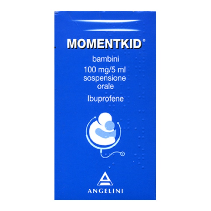 MOMENTKID*BB orale sosp flacone 150 ml 100 mg/5 ml gusto miele e banana MOMENTKID*BB orale sosp flacone 150 ml 100 mg/5 ml gusto miele e banana