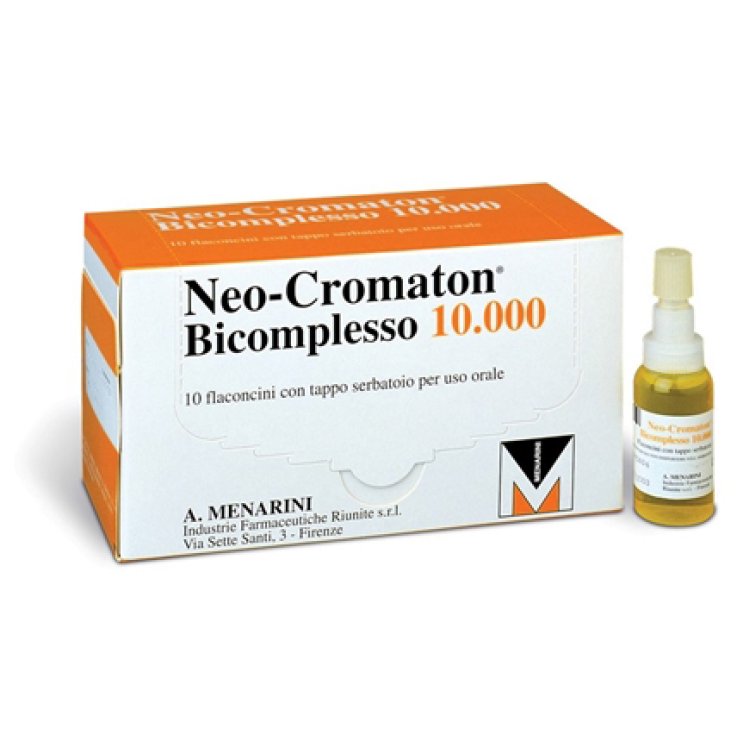 NEOCROMATON BICOMPLESSO 10.000*orale soluz 10 flaconcini 15ml NEOCROMATON BICOMPLESSO 10.000*orale soluz 10 flaconcini 15ml