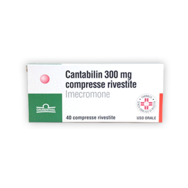 CANTABILIN*40 cpr riv 300 mg CANTABILIN*40 cpr riv 300 mg
