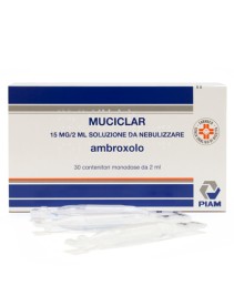 MUCICLAR*soluz nebul 30 monod 15 mg 2 ml