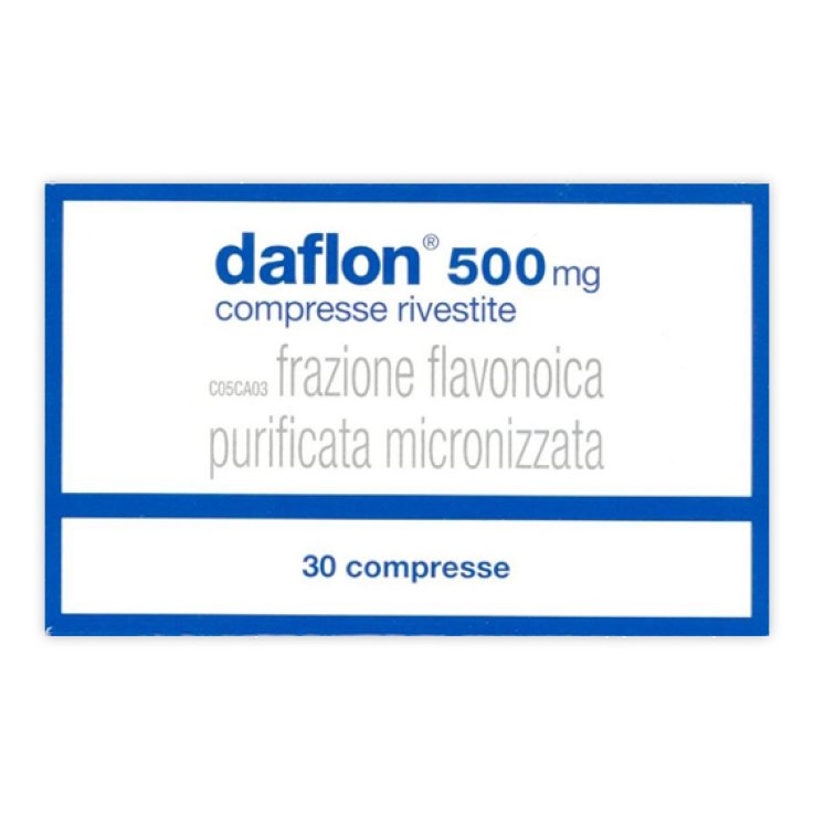DAFLON*30 cpr riv 500 mg DAFLON*30 cpr riv 500 mg