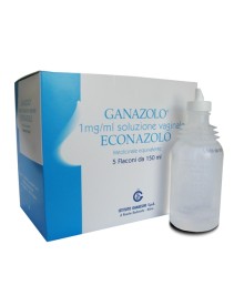 GANAZOLO*lav vag 5 flaconi 150 ml 1 mg/ml + 5 cannule