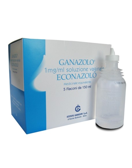 GANAZOLO*lav vag 5 flaconi 150 ml 1 mg/ml + 5 cannule