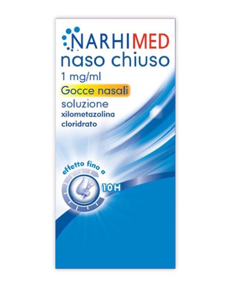 NARHIMED NASO CHIUSO*AD gtt rinol 10 ml 1 mg/ml