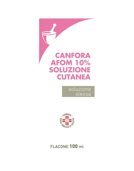 CANFORA (AFOM)*soluz cutanea oleosa 100 ml 10%