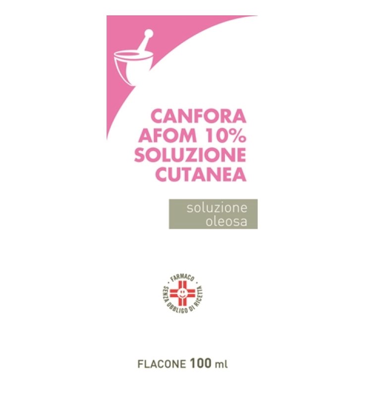 CANFORA (AFOM)*soluz cutanea oleosa 100 ml 10%