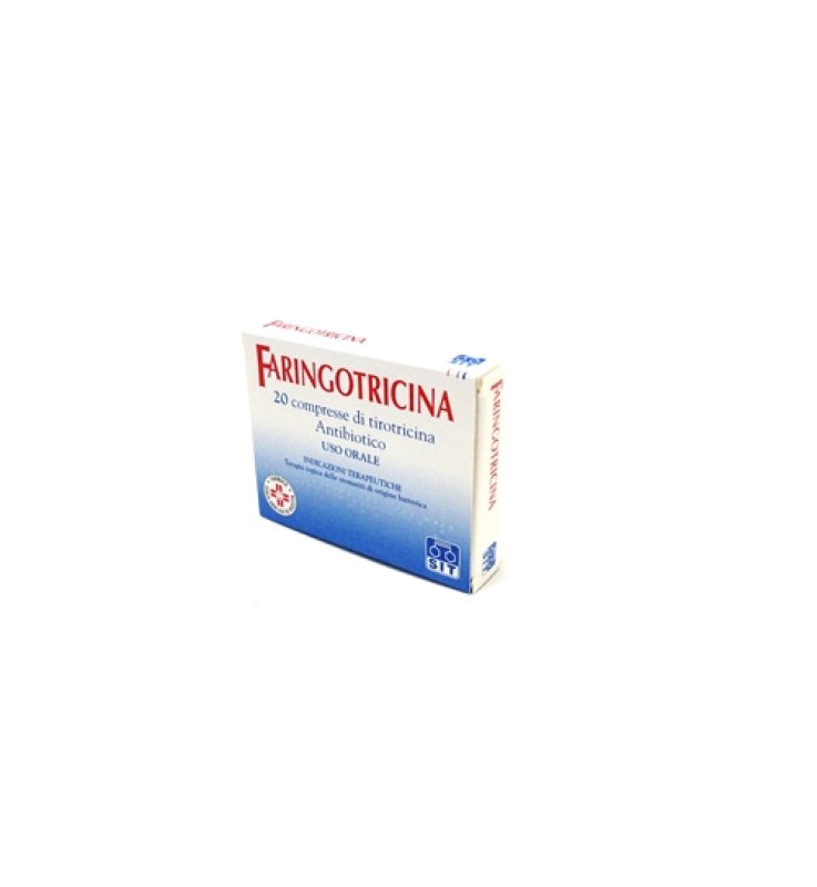 FARINGOTRICINA*20 cpr orodispers 2,5 mg