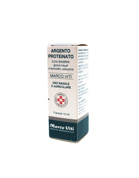 ARGENTO PROTEINATO (MARCO VITI)*BB gtt orl 10 ml 0,5%