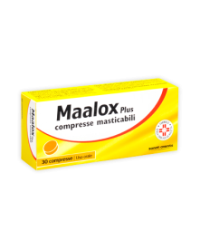 MAALOX PLUS*30 cpr mast 200 mg + 200 mg + 25 mg