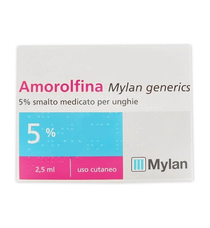 AMOROLFINA (MYLAN GENERICS)*smalto unghie 1 flacone 2,5 ml 5%