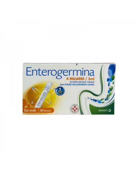 ENTEROGERMINA*orale sosp 20 flaconcini 4 mld 5 ml