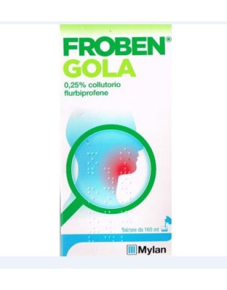 FROBEN GOLA*collutorio 160 ml 0,25%