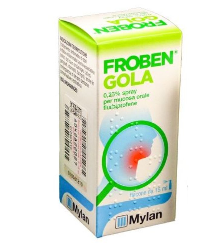 FROBEN GOLA*spray mucosa orale 15 ml 0,25%