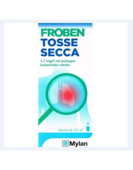 FROBEN TOSSE SECCA*1 flacone 125 ml 1,7 mg/5 ml sciroppo