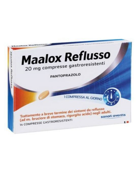 MAALOX REFLUSSO*14 cpr gastrores 20 mg