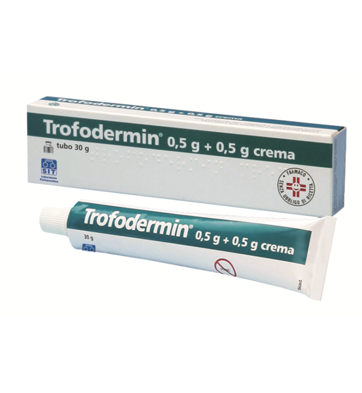 TROFODERMIN*crema derm 30 g 0,5 g + 0,5 g