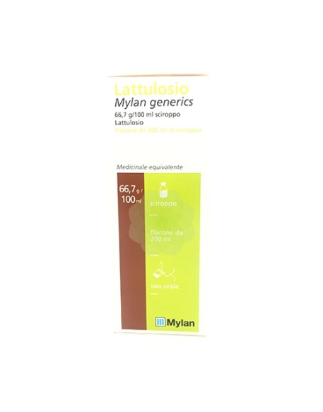 LATTULOSIO (MYLAN GENERICS)*scir 200 ml 66,7 g/100 ml flacone