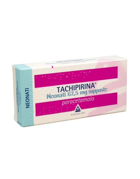 TACHIPIRINA*NEONATI 10 supp 62,5 mg