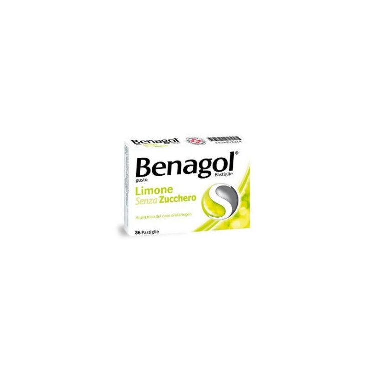 BENAGOL*36 pastiglie limone senza zucchero BENAGOL*36 pastiglie limone senza zucchero