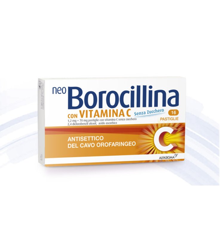 NEOBOROCILLINA C*16 pastiglie 1,2 mg + 70 mg senza zucchero