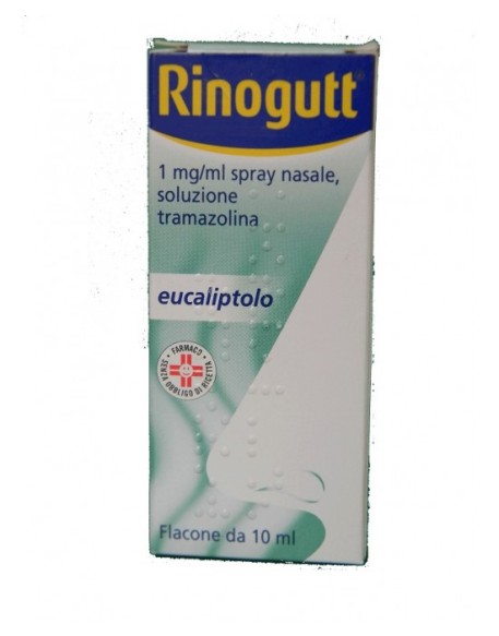 RINOGUTT*spray nasale 10 ml 1 mg/ml con eucaliptolo