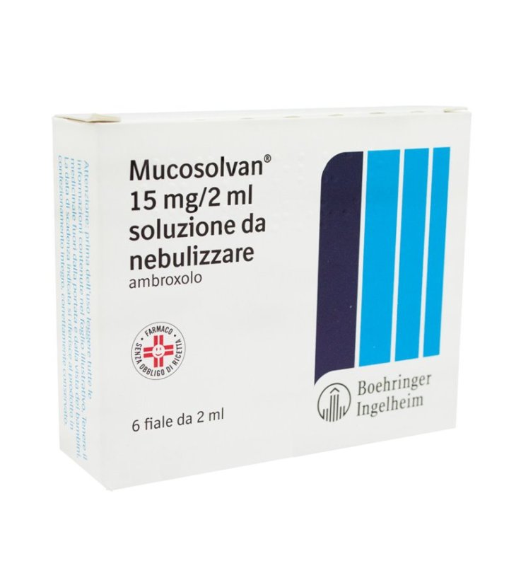 MUCOSOLVAN*soluz nebul 6 fiale 15 mg 2 ml