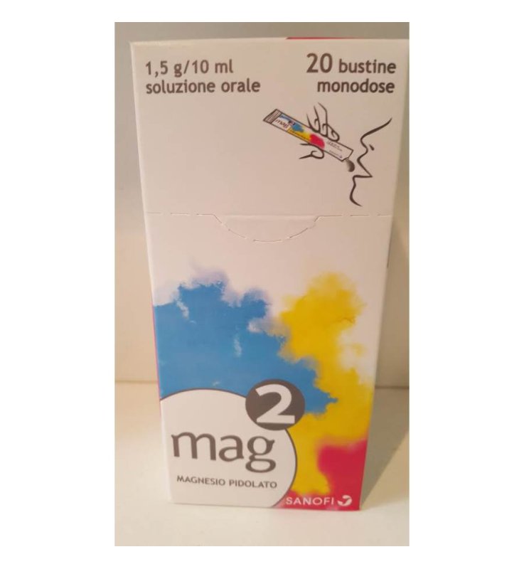 MAG 2*orale soluz 20 bustine monodose 10 ml 1,5 g/10 ml