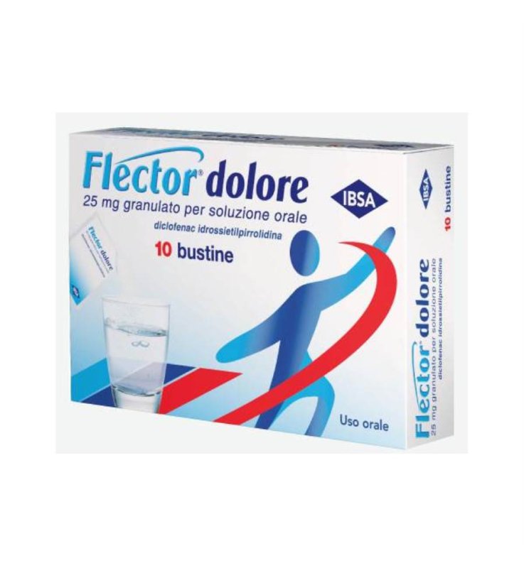 FLECTOR DOLORE*orale grat 10 bust 25 mg
