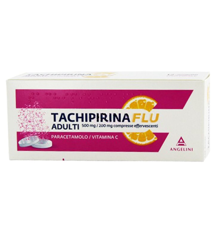 TACHIPIRINAFLU*12 cpr eff 500 mg + 200 mg