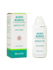 ACIDO BORICO (MARCO VITI)*soluz cutanea 500 ml 3%