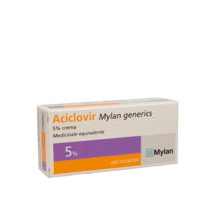 ACICLOVIR (MYLAN GENERICS)*crema derm 3 g 5% ACICLOVIR (MYLAN GENERICS)*crema derm 3 g 5%