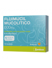 FLUIMUCIL MUCOLITICO*orale grat 10 bust 600 mg