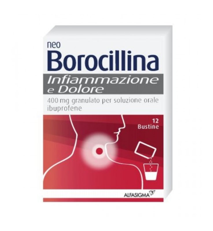 NEOBOROCILLINA INFIAMMAZIONE E DOLORE*orale grat 12 bust 400mg