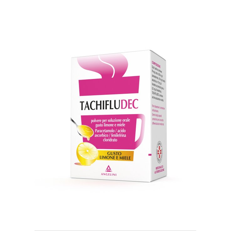 TACHIFLUDEC*orale polv 16 bust limone miele TACHIFLUDEC*orale polv 16 bust limone miele