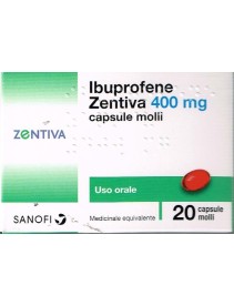 IBUPROFENE (ZENTIVA)*20 cps molli 400 mg