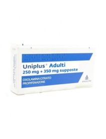 UNIPLUS*AD 10 supp 0,25 g + 0,35 g