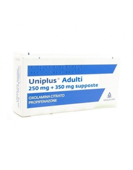 UNIPLUS*AD 10 supp 0,25 g + 0,35 g