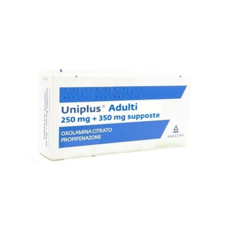 UNIPLUS*AD 10 supp 0,25 g + 0,35 g UNIPLUS*AD 10 supp 0,25 g + 0,35 g