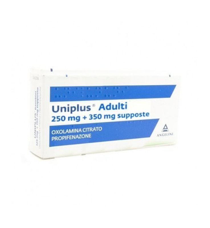UNIPLUS*AD 10 supp 0,25 g + 0,35 g
